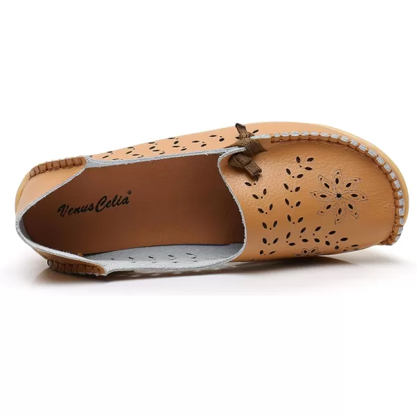 VenusCelia Women's Comfort Walking Cute Flat Loafer)