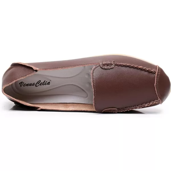 VenusCelia Women's Comfort Walking on Clouds Flat Loafer