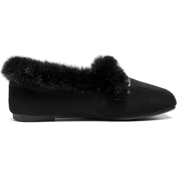 VenusCelia Women's Cozy Furry Flat Shoe