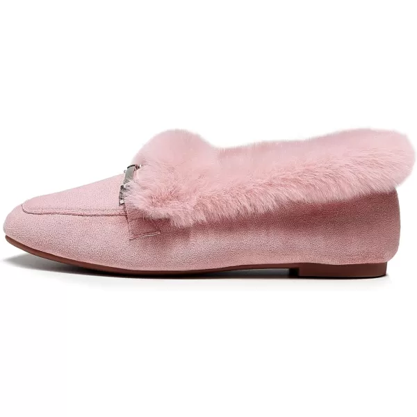 VenusCelia Women's Cozy Furry Flat Shoe