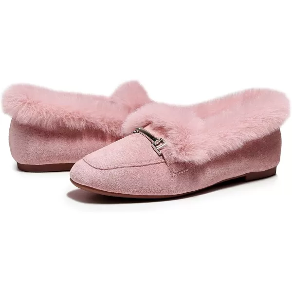 VenusCelia Women's Cozy Furry Flat Shoe
