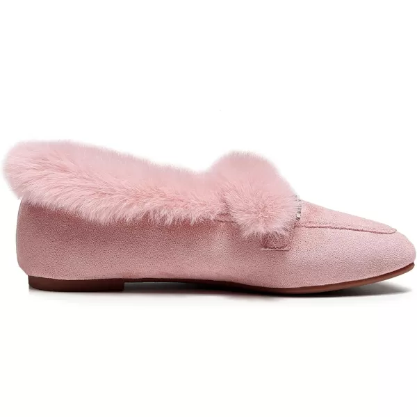 VenusCelia Women's Cozy Furry Flat Shoe