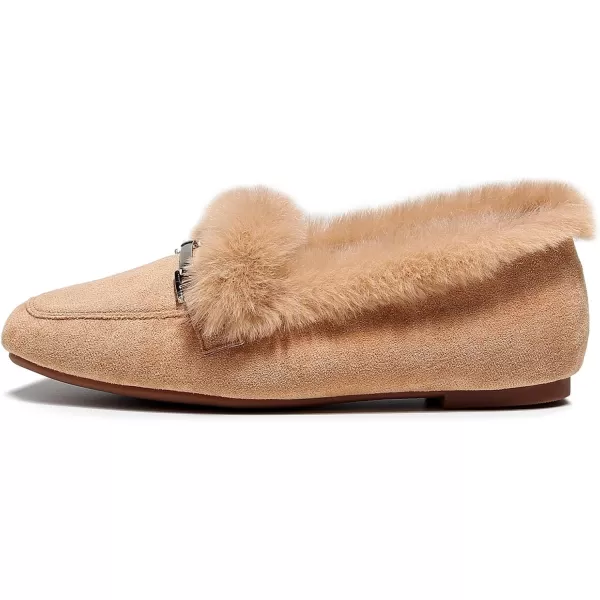 VenusCelia Women's Cozy Furry Flat Shoe
