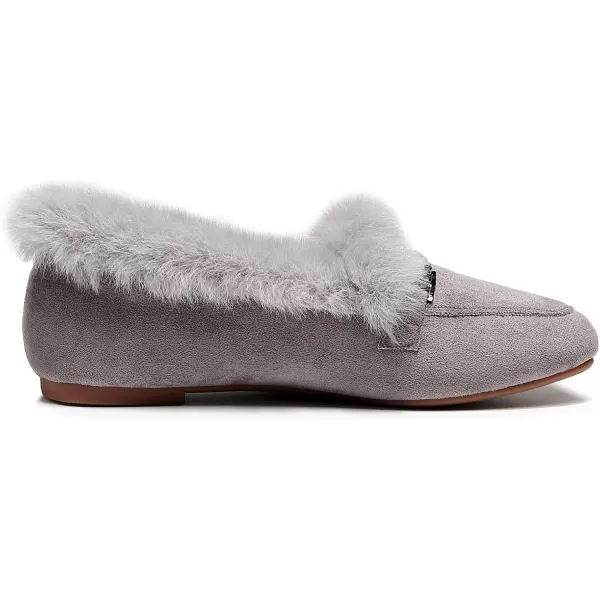 VenusCelia Women's Cozy Furry Flat Shoe