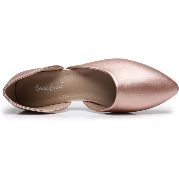 VenusCelia Women's D'Orsay Flat Shoe