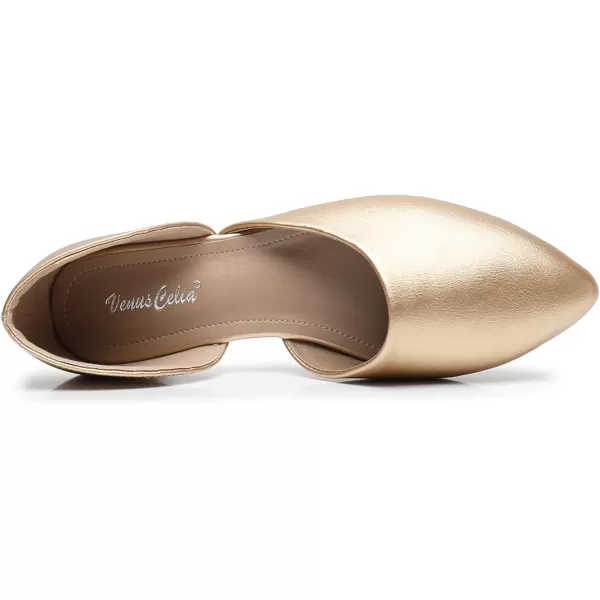 VenusCelia Women's D'Orsay Flat Shoe