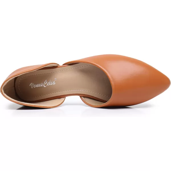 VenusCelia Women's D'Orsay Flat Shoe
