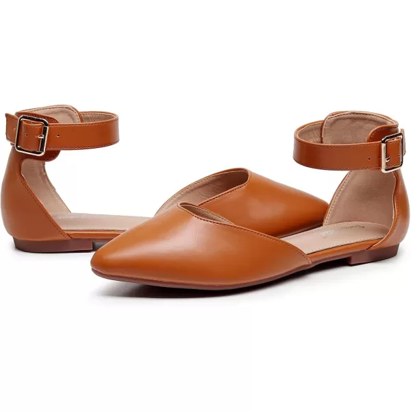 VenusCelia Women's D'Orsay Strap Flat Shoe