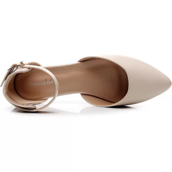 VenusCelia Women's D'Orsay Strap Flat Shoe