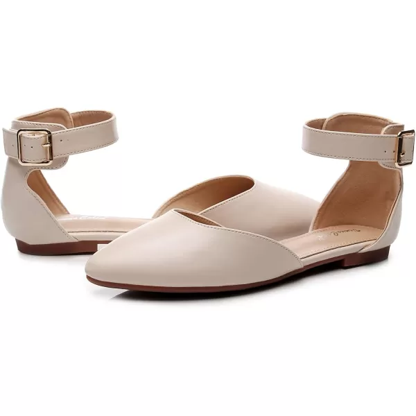 VenusCelia Women's D'Orsay Strap Flat Shoe