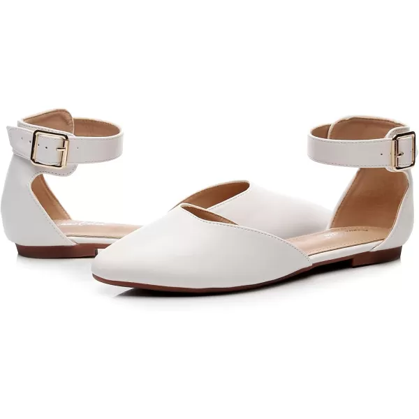VenusCelia Women's D'Orsay Strap Flat Shoe