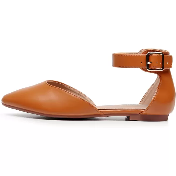 VenusCelia Women's D'Orsay Strap Flat Shoe