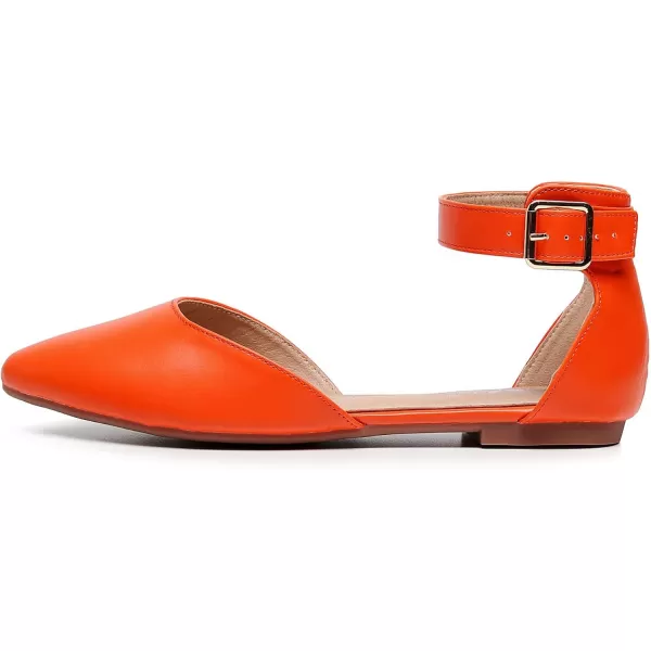 VenusCelia Women's D'Orsay Strap Flat Shoe