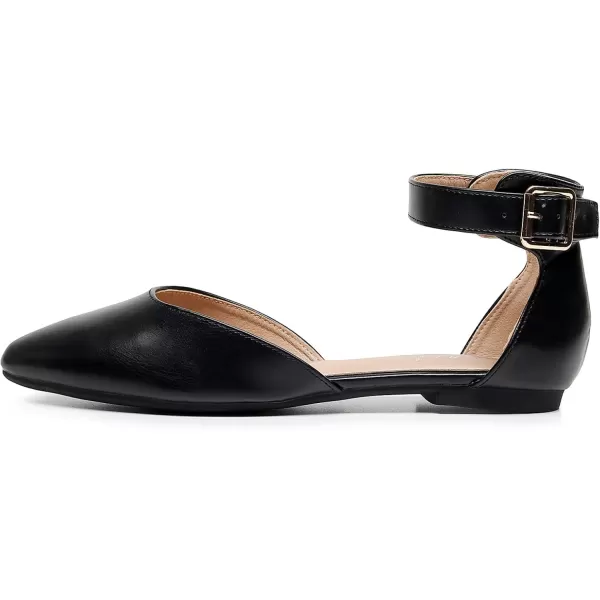 VenusCelia Women's D'Orsay Strap Flat Shoe