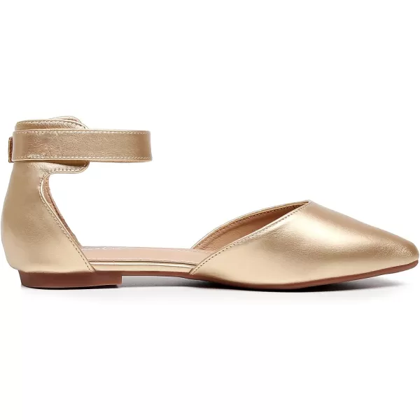 VenusCelia Women's D'Orsay Strap Flat Shoe
