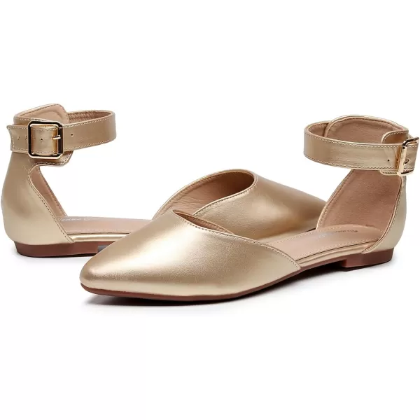 VenusCelia Women's D'Orsay Strap Flat Shoe