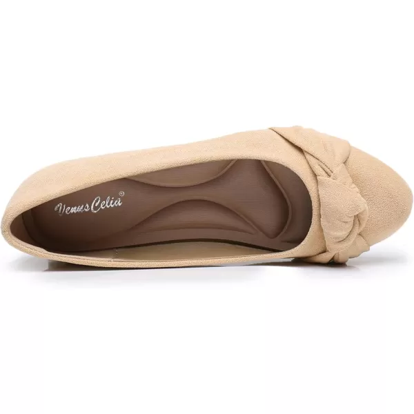 VenusCelia Women's Dazzling Flat Shoe