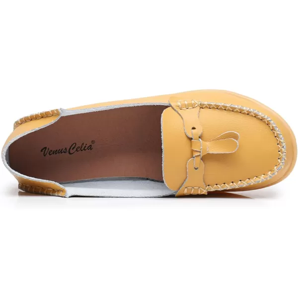 VenusCelia Women's Decoration Comfort Walking Flat Loafer