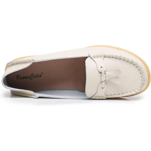 VenusCelia Women's Decoration Comfort Walking Flat Loafer