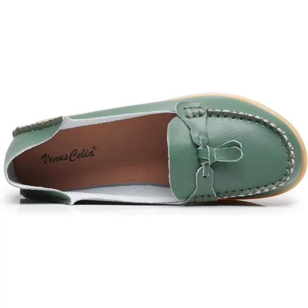 VenusCelia Women's Decoration Comfort Walking Flat Loafer