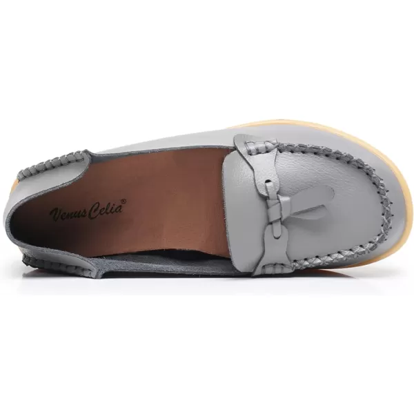 VenusCelia Women's Decoration Comfort Walking Flat Loafer