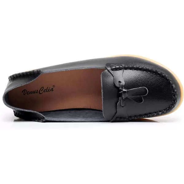VenusCelia Women's Decoration Comfort Walking Flat Loafer