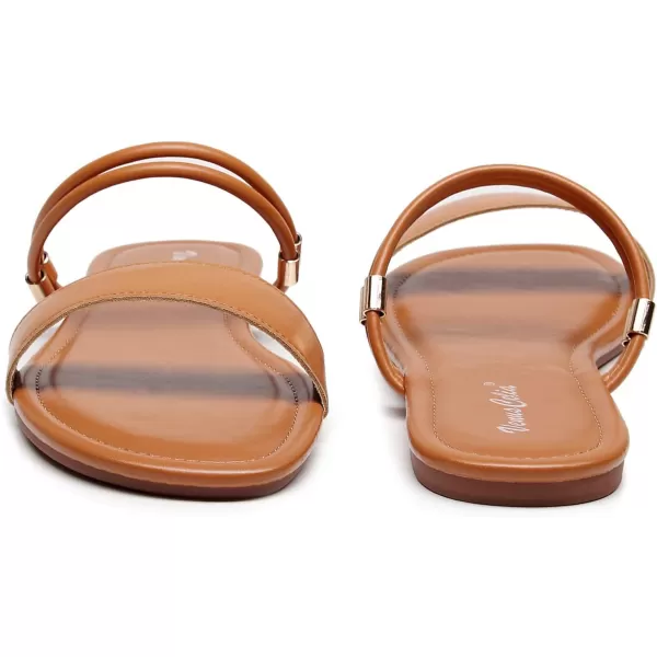 VenusCelia Women's Double Straps Flat Sandal