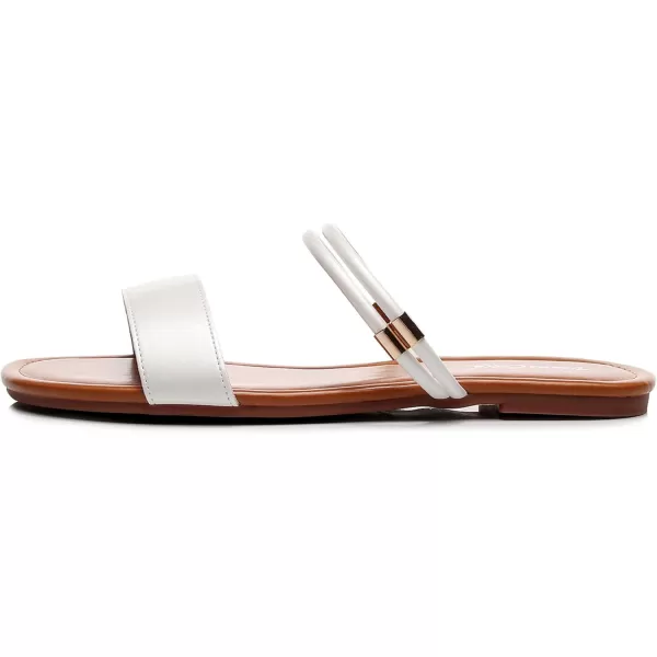 VenusCelia Women's Double Straps Flat Sandal