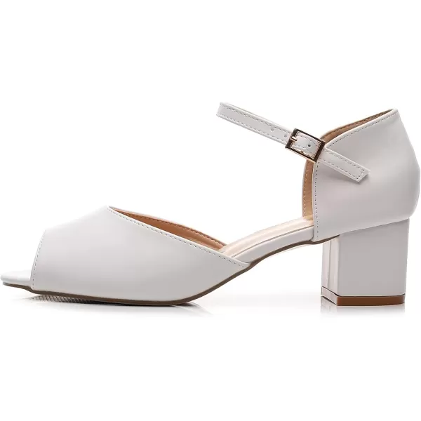 VenusCelia Women's Easy Going Strap Pump Chunky Heeled Sandal