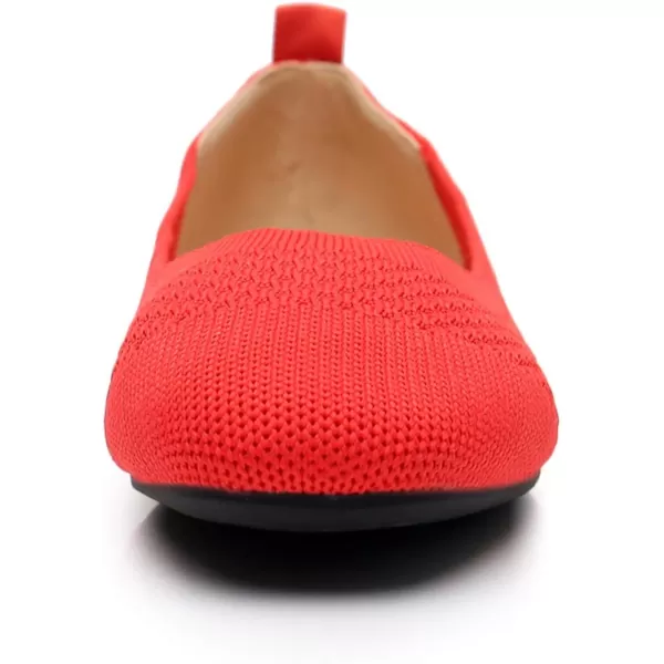 VenusCelia Women's Flexible Knit Flat Shoe