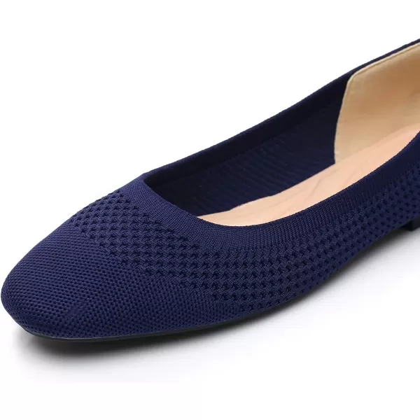 VenusCelia Women's Flexible Knit Flat Shoe