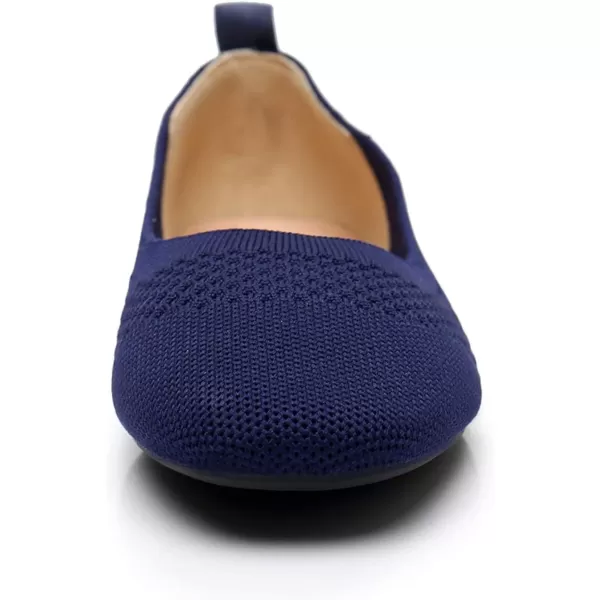 VenusCelia Women's Flexible Knit Flat Shoe