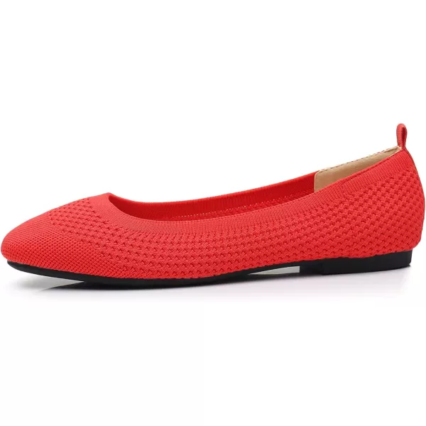 VenusCelia Women's Flexible Knit Flat Shoe