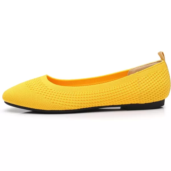 VenusCelia Women's Flexible Knit Flat Shoe
