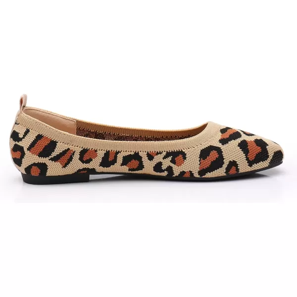 VenusCelia Women's Flexible Knit Flat Shoe
