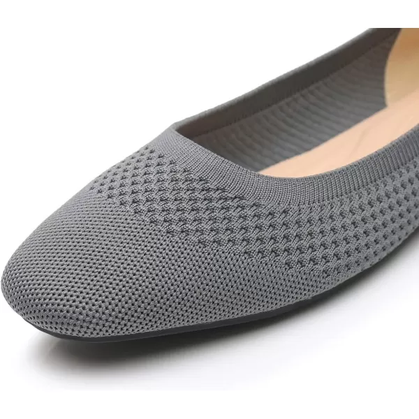 VenusCelia Women's Flexible Knit Flat Shoe