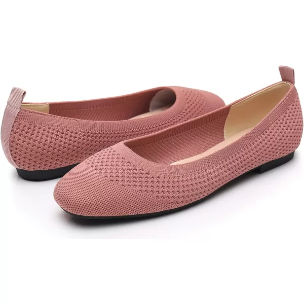 VenusCelia Women's Flexible Knit Flat Shoe