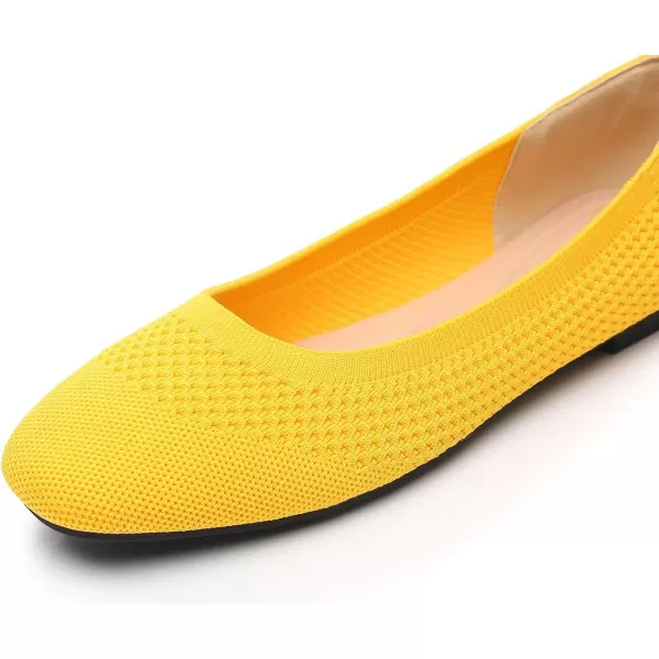 VenusCelia Women's Flexible Knit Flat Shoe