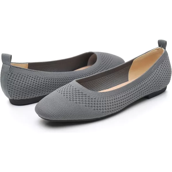 VenusCelia Women's Flexible Knit Flat Shoe