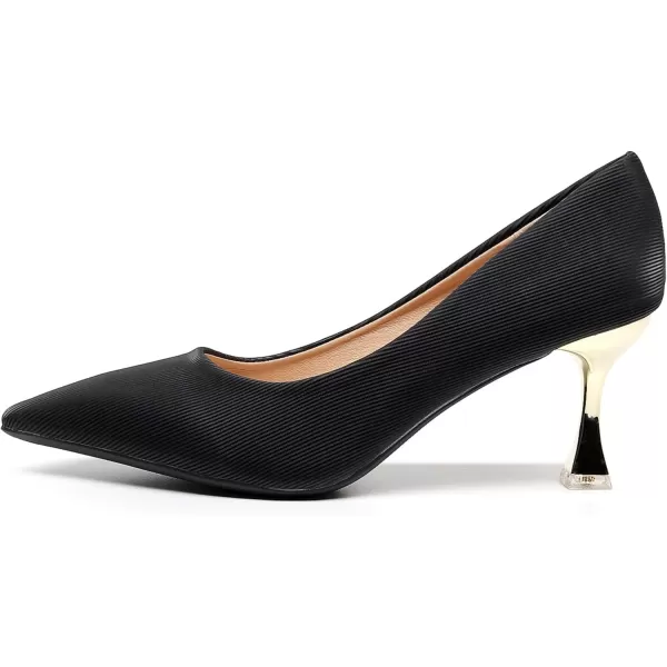 VenusCelia Women's Golden-Sun Pump Stiletto Heel Shoe