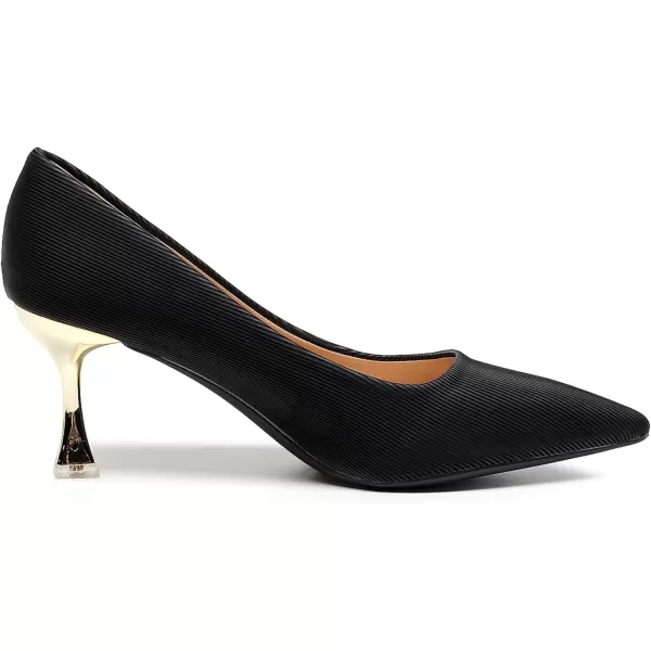 VenusCelia Women's Golden-Sun Pump Stiletto Heel Shoe