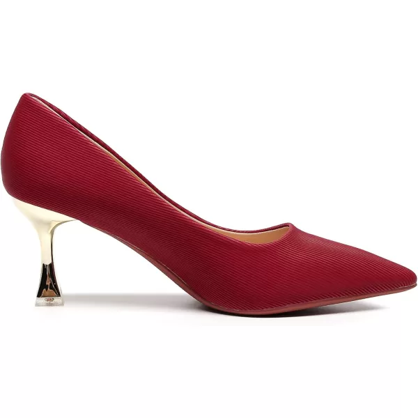 VenusCelia Women's Golden-Sun Pump Stiletto Heel Shoe
