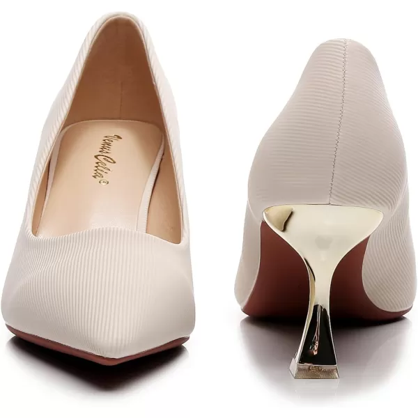 VenusCelia Women's Golden-Sun Pump Stiletto Heel Shoe