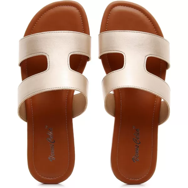 VenusCelia Women's H Band Flat Sandal