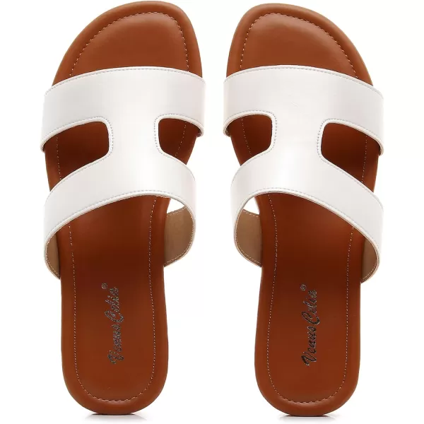 VenusCelia Women's H Band Flat Sandal