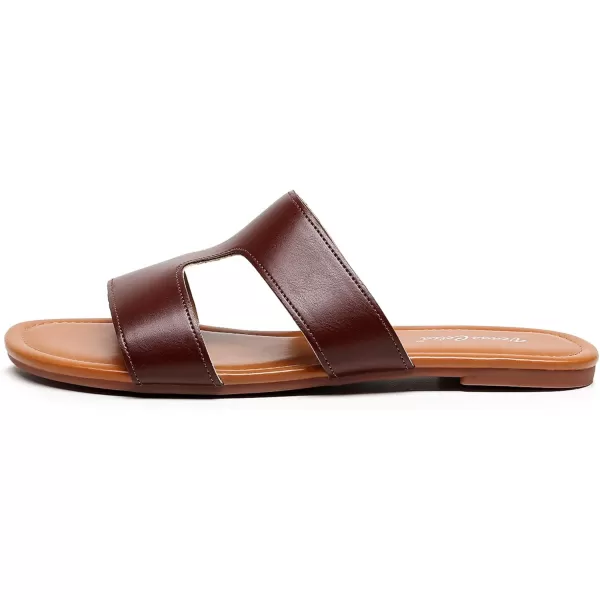 VenusCelia Women's H Band Flat Sandal