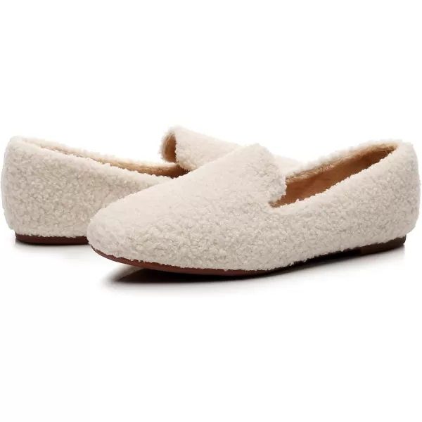 VenusCelia Women's Hairy Furry Flat Shoe