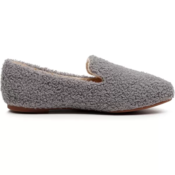 VenusCelia Women's Hairy Furry Flat Shoe