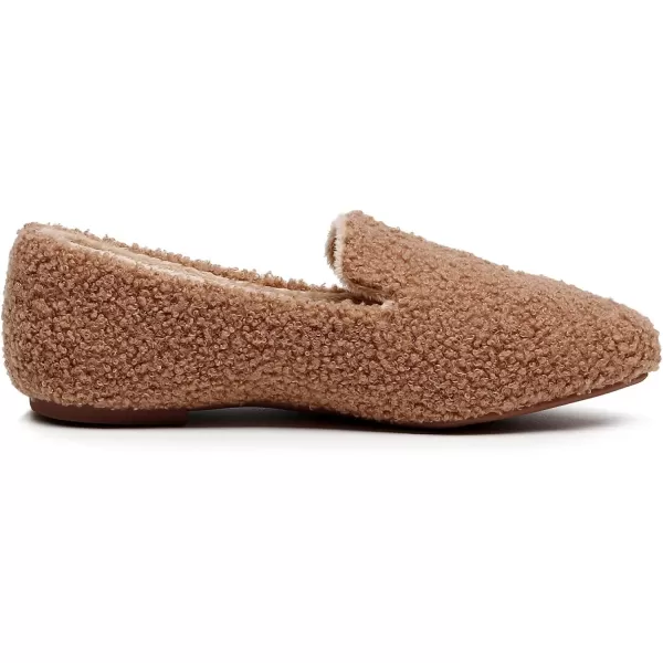 VenusCelia Women's Hairy Furry Flat Shoe