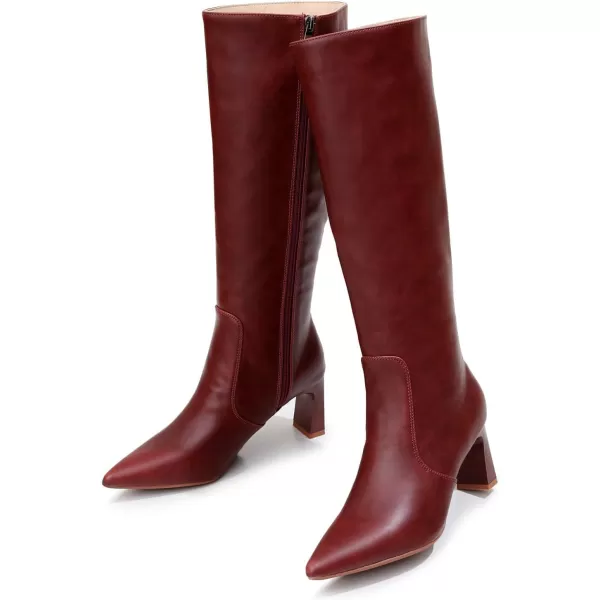 VenusCelia Women's Knee High Stretchy Fashion Boots